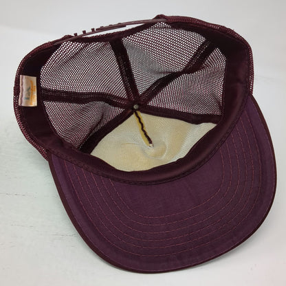 DA Professional Trucker Hat Red One Size Oxnard Car Truck Salvage Snapback Mesh