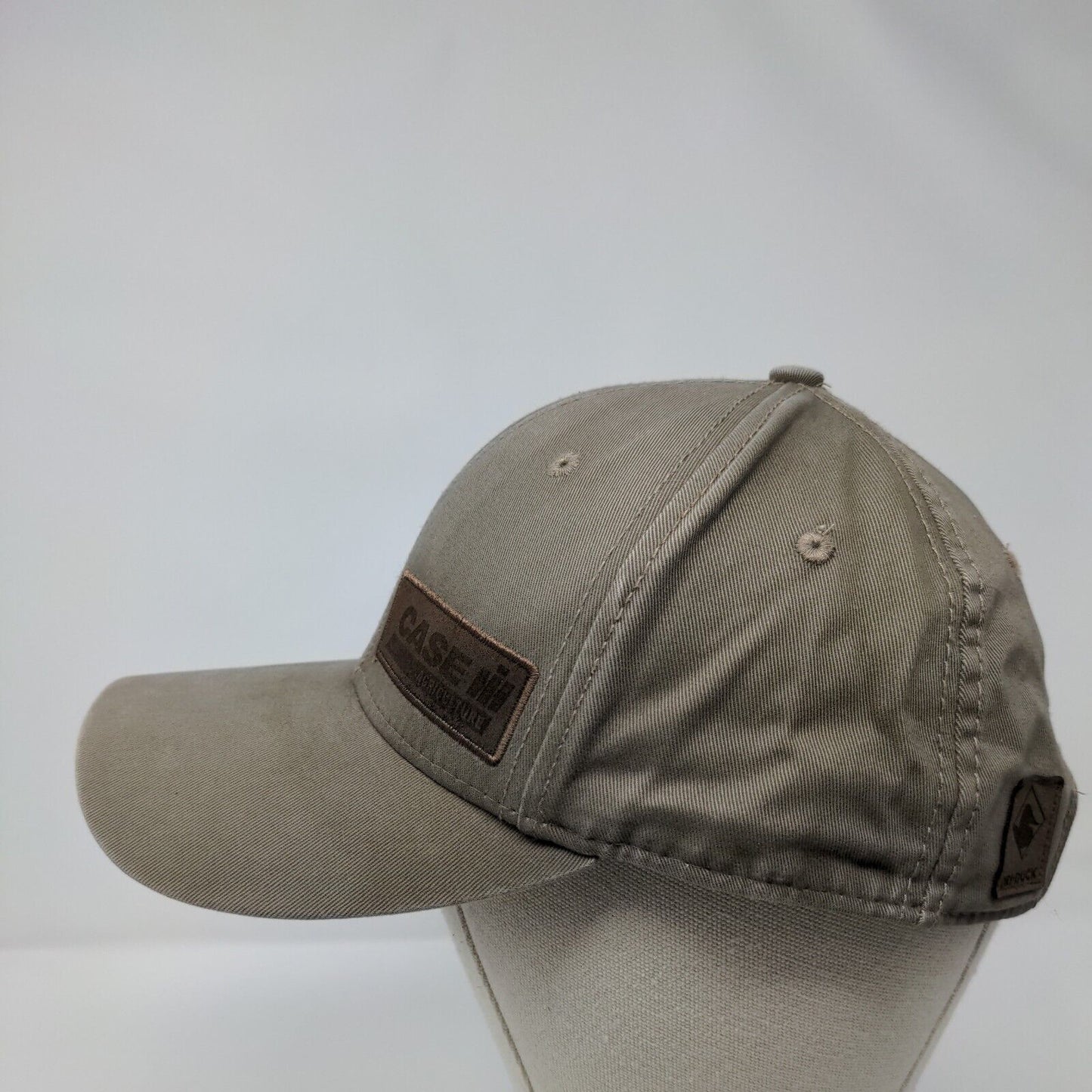 Case Agriculture Strapback Hat Tan OSFA Adjustable Embroidered Deer Wildlife