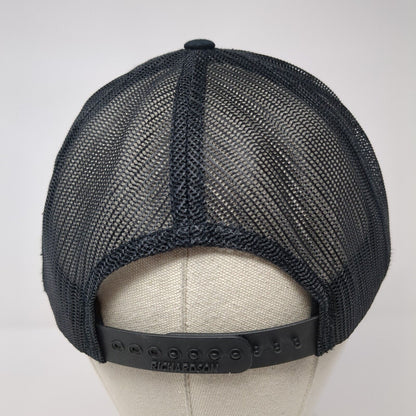 Healthwise Snapback Mesh Back Trucker Hat Black One Size Richardson