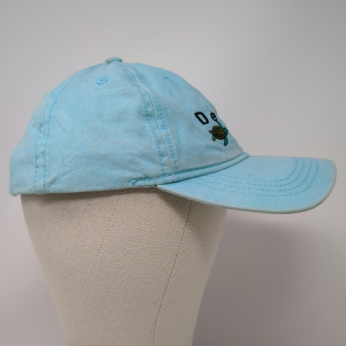 Alvin's Island Destin Florida Sea Turtle Blue Baseball Cap OSFM Strapback Hat