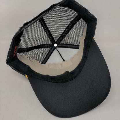 Cocktail Captain Snapback Trucker Hat Black OSFM Adjustable 6 Panel Rope Otto