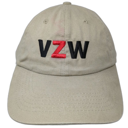 Verizon Wireless VZW Join In Baseball Cap Beige One Size Adjustable Strap Hat