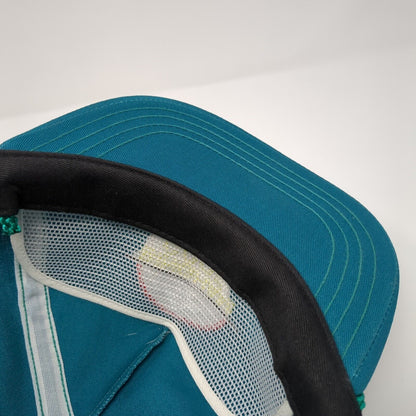 Bingham Coop Slideback Rope Hat Blue One Size Adjustable Embroidered