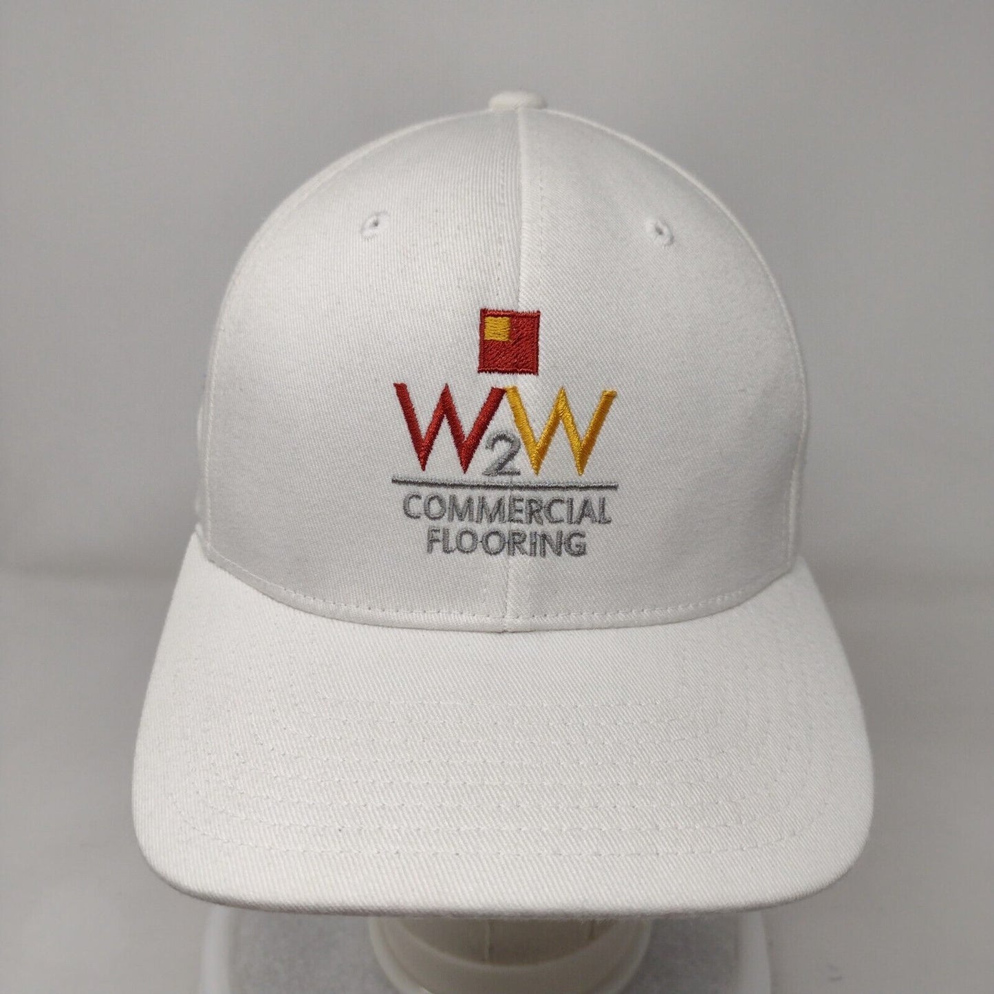W2W Commercial Flooring Cabo 2017 Fitted Hat White S/M Flexfit Port Authority