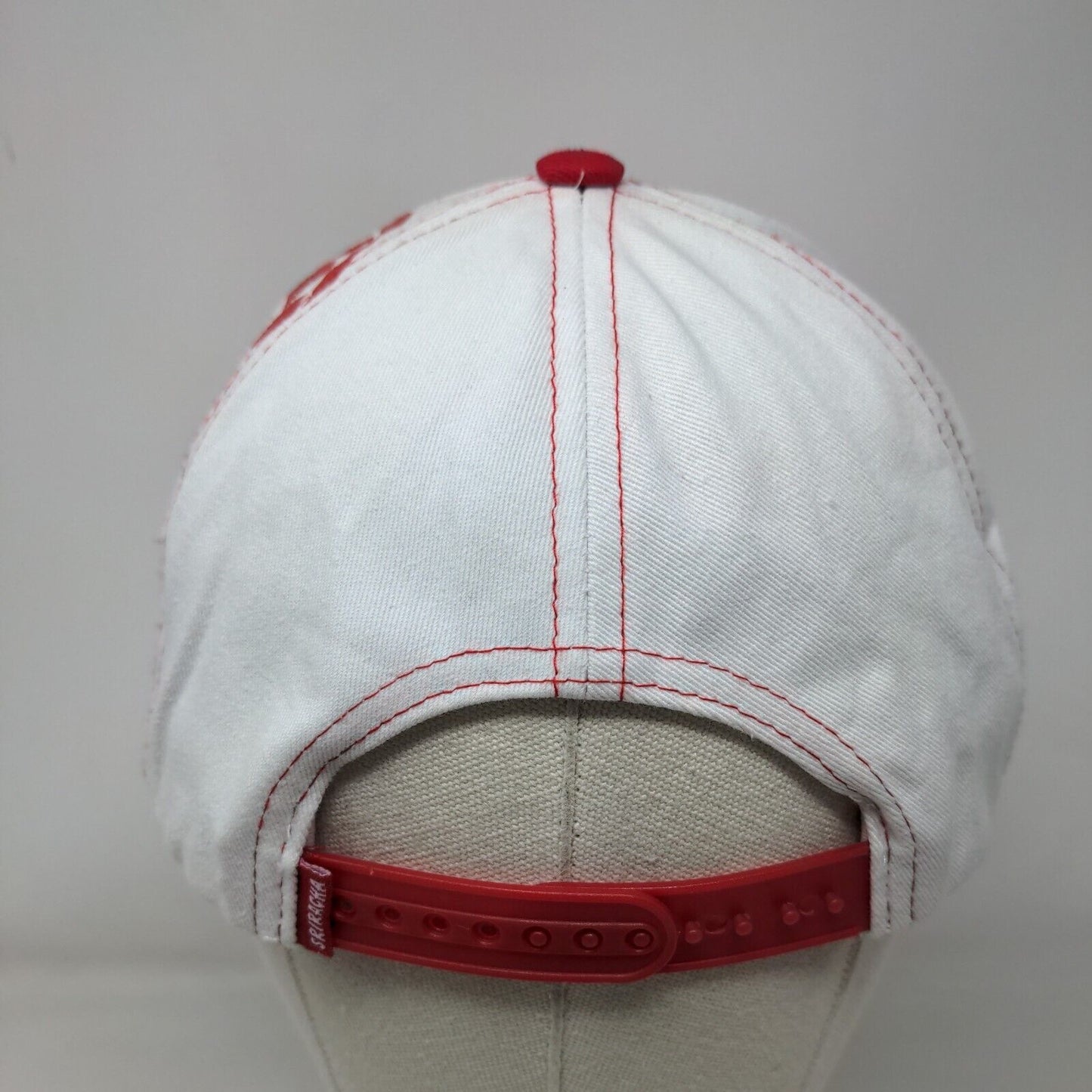 Tuong Ot Sriracha Snapback Hat Red OSFM Adjustable Colorblock 6 Panel