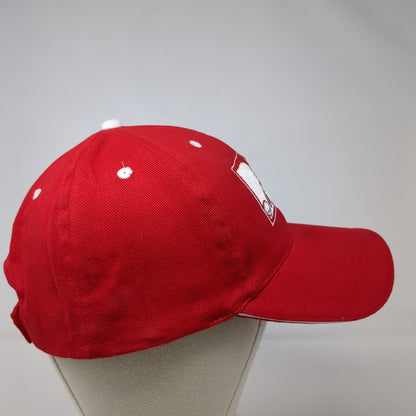 Bonanza Motors Burley ID Strapback Hat Red OSFM Embroidered Otto