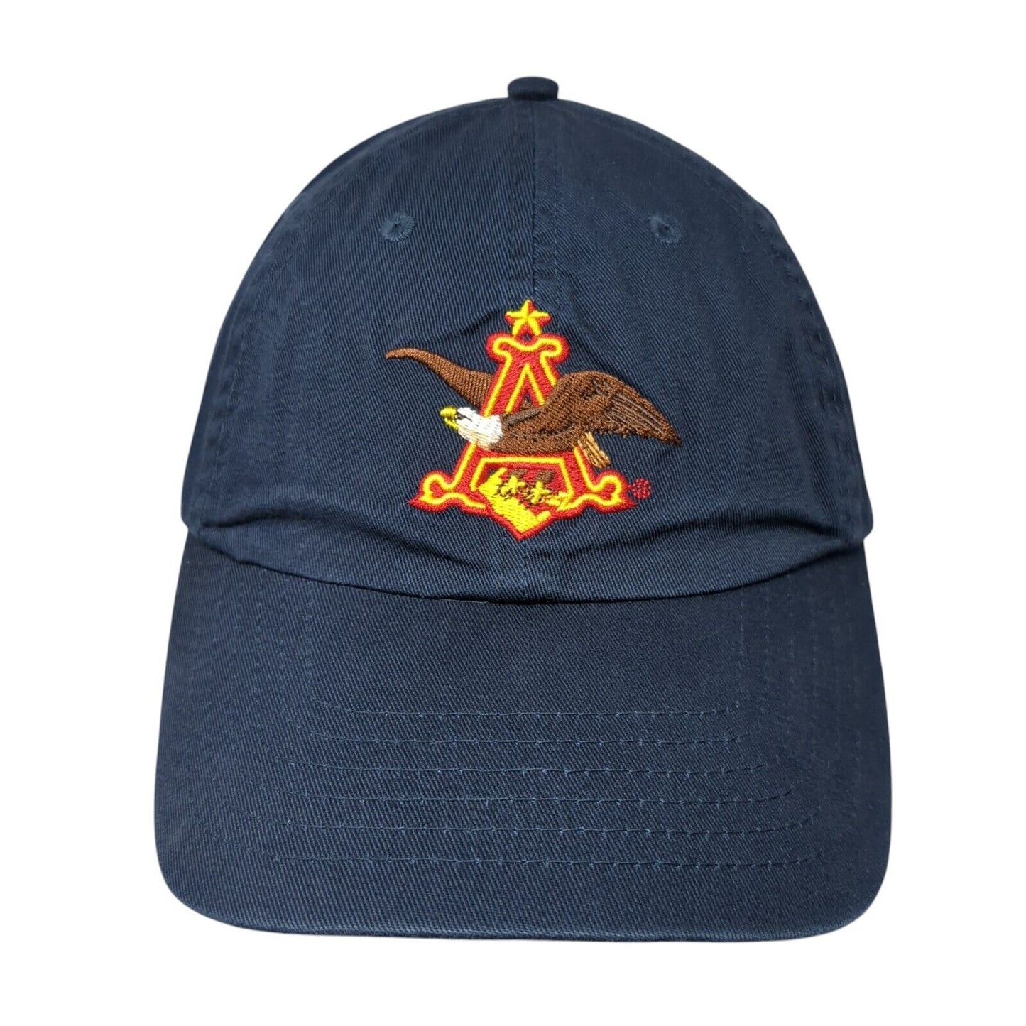 St. Louis Brewery Tour Slideback Hat Blue One Size Adjustable Embroidered
