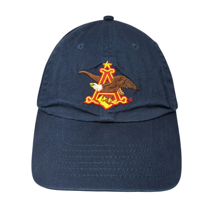 St. Louis Brewery Tour Slideback Hat Blue One Size Adjustable Embroidered