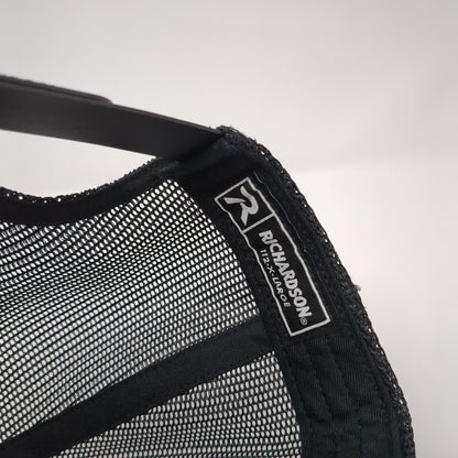 HDC Snapback Mesh Back Trucker Hat Black XL Adjustable Richardson