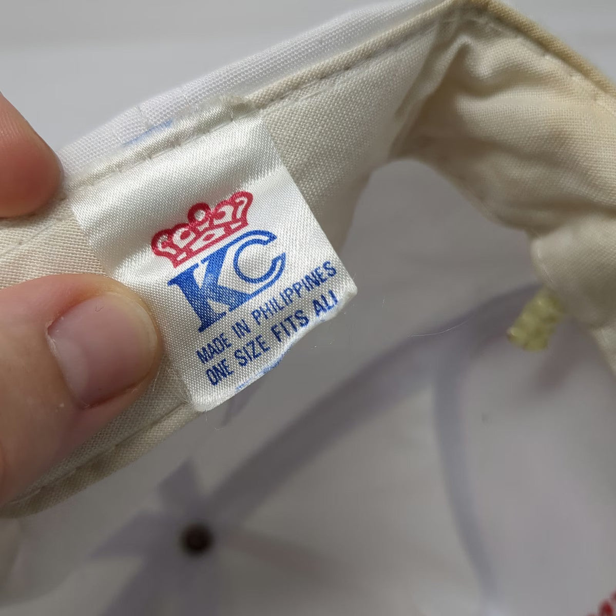 KC 5 Panel White One Size Stevedoring Systems Inc Embroidered Rope Snapback Hat