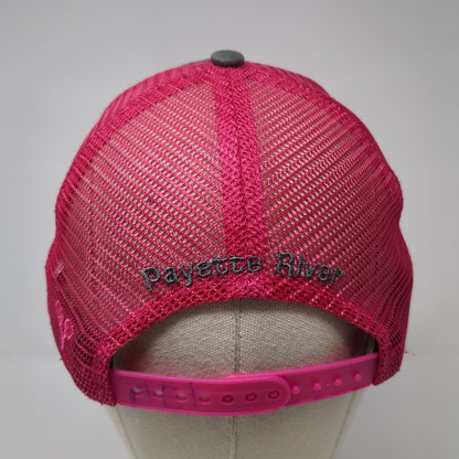 Cascade Raft & Kayak Idaho Payette River Snapback Trucker Hat Multi OS Mesh Vie