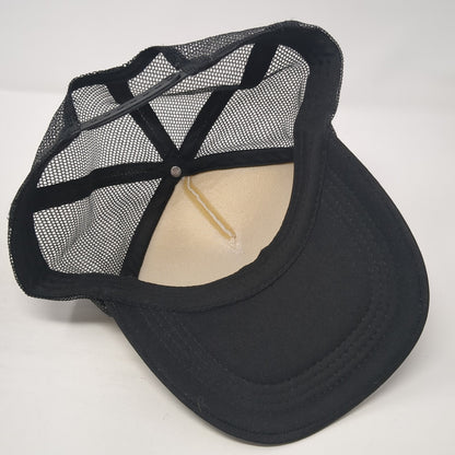 Rad Dad Snapback Trucker Hat Black One Size Adjustable Mesh Back