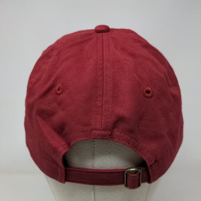 Leinenkugel's Slideback Hat Red One Size Embroidered Adjustable 6 Panel