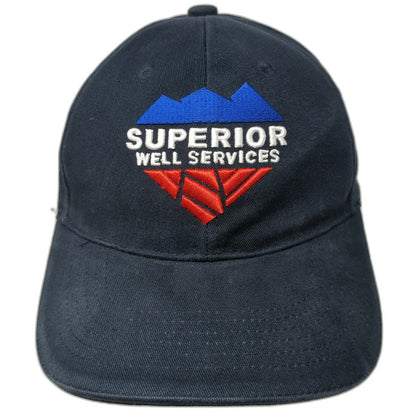 Hammette Sharp Baseball Cap Blue One Size Superior Well Services Strapback Hat