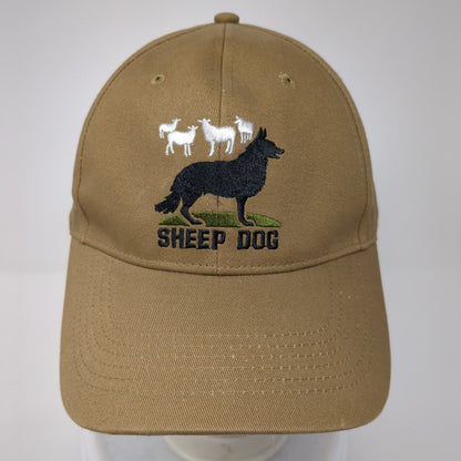Sheep Dog Strapback Hat Brown One Size Adjustable Embroidered Rothco
