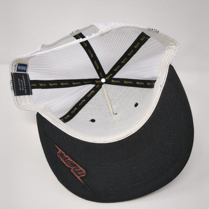 MSR Snapback Mesh Back Trucker Hat Black OSFA Adjustable Colorblock
