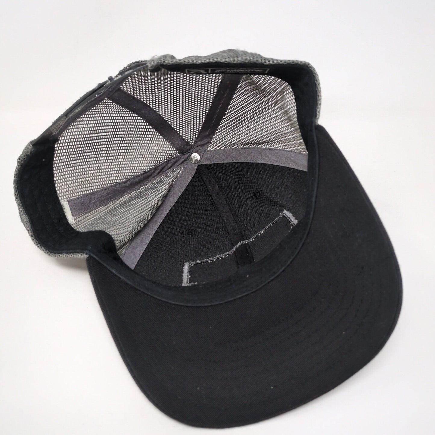 80Eighty Snapback Mesh Back Trucker Hat Black One Size Richardson