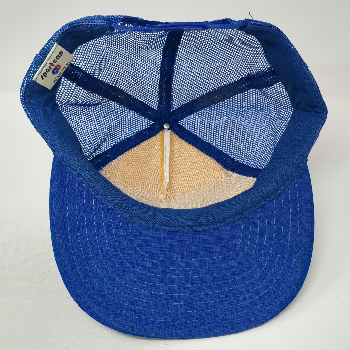 Sportcap Albertsons Semi Truck Grocery Logo Blue One Size Trucker Hat Snapback