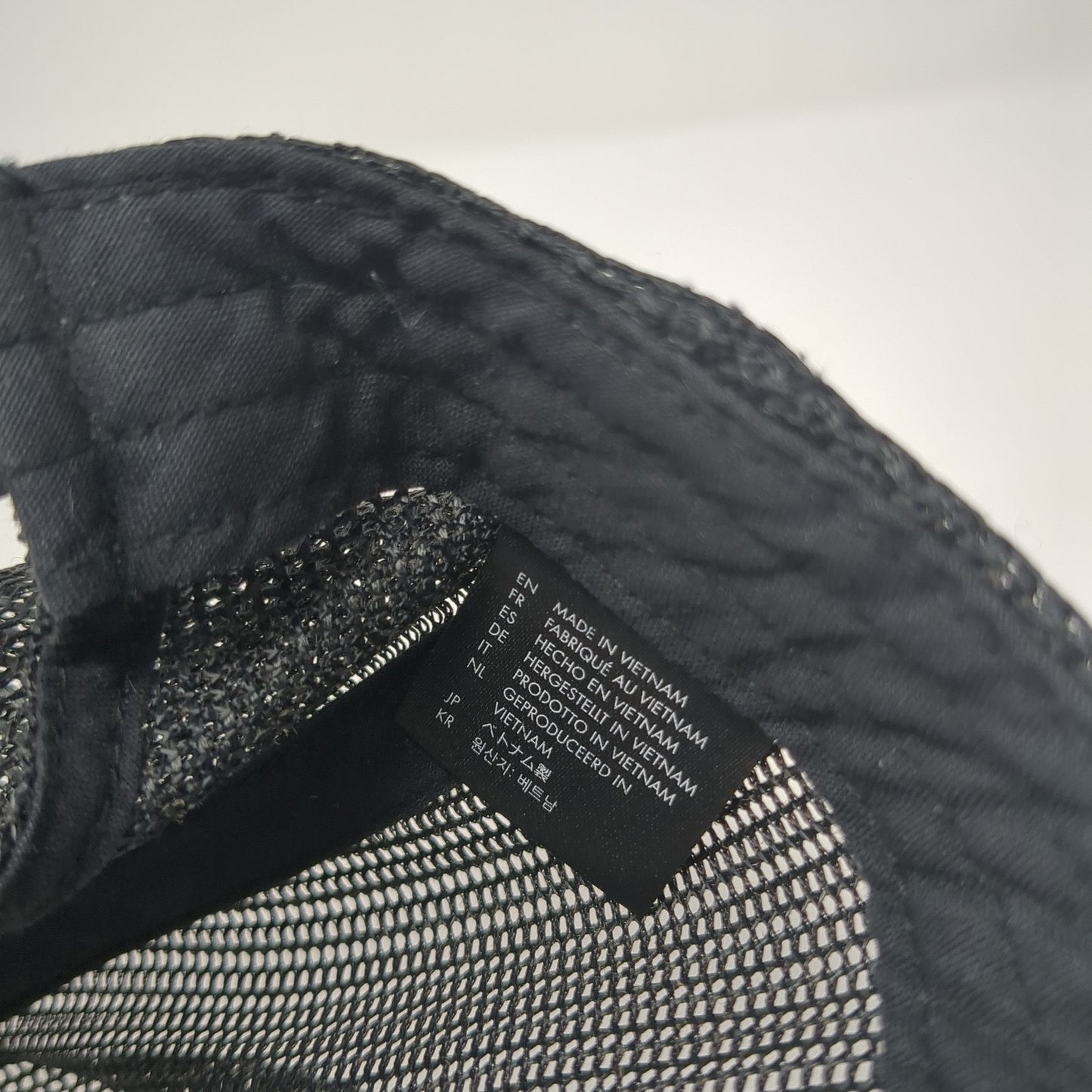 Brixton Mfg Co. Snapback Trucker Hat Black One Size Adjustable Embroidered