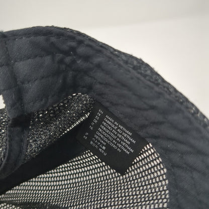 Brixton Mfg Co. Snapback Trucker Hat Black One Size Adjustable Embroidered