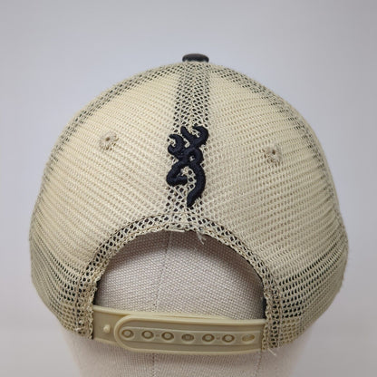 Browning Snapback Trucker Hat Multi One Size Mesh Back Colorblock
