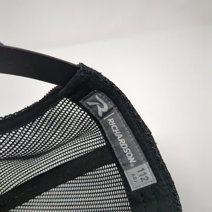 BIG GUN Nelson Snapback Trucker Hat Black One Size Mesh Back Outdoor