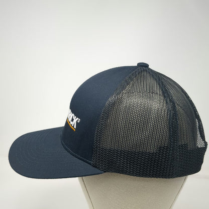 Pacific Headwear Trucker Hat Black One Size Snapback Mesh Merrick Logo Graphic