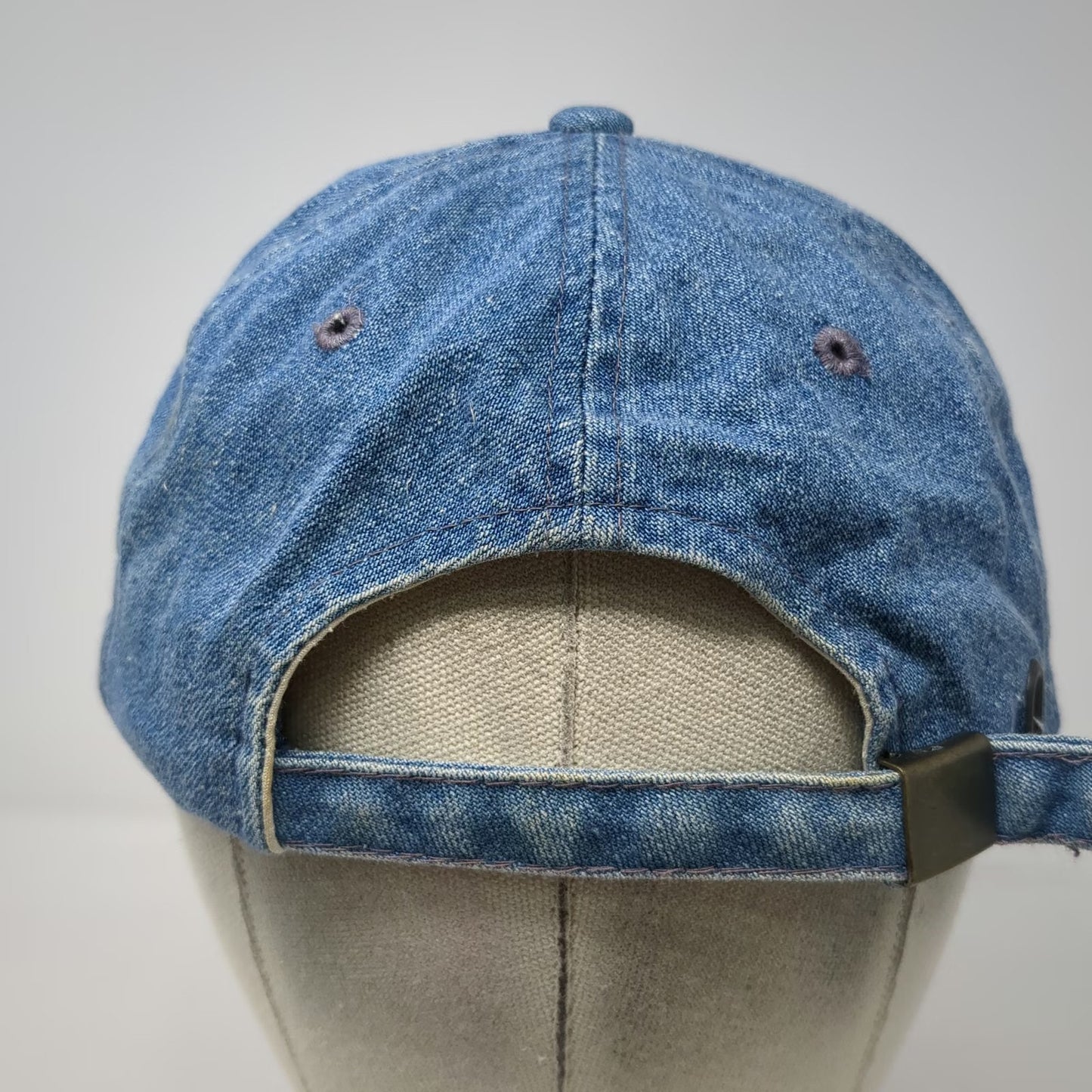Boston Bruins NHL The Cap Blue One Size Denim Slideback Embroidered Logo Hat