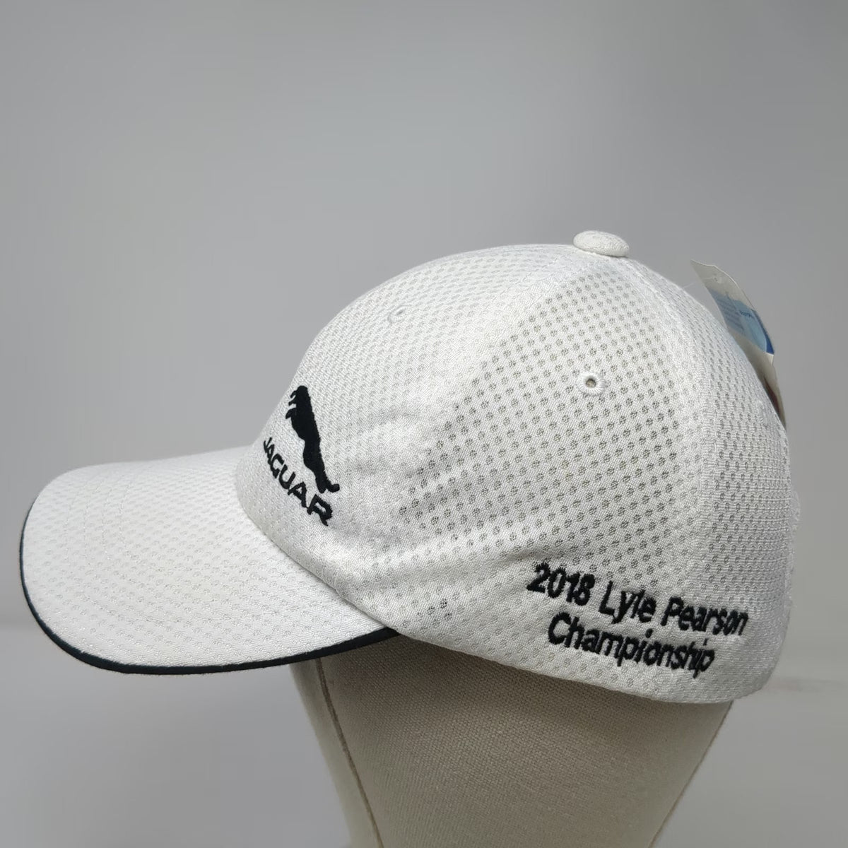 Jaguar Baseball Cap White Black 2018 Lyle Pearson Championship Boise Hat W/Tags