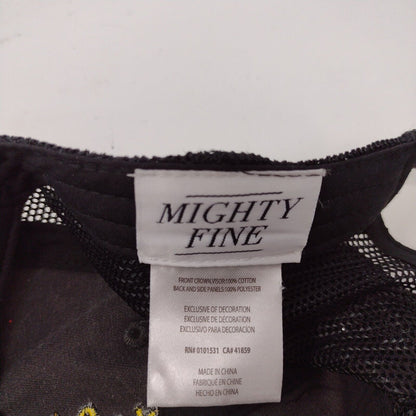 Let Love Grow Slideback Mesh Back Trucker Hat Gray OSFA Mighty Fine