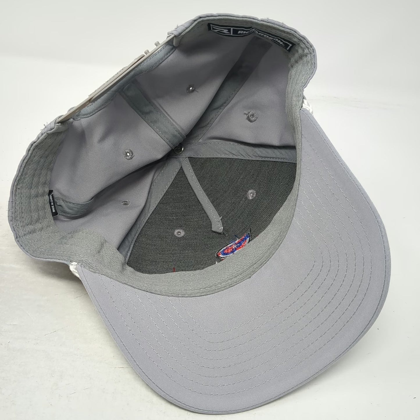 Richardson 5 Panel Gray Hat One Size Snapback Rope Southcoast Chamber Knot