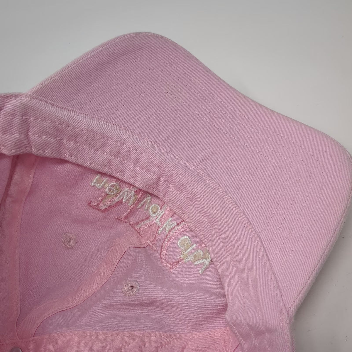 Cobra Baseball Cap Pink One Size NYC New York City Hat Slideback Embroidered