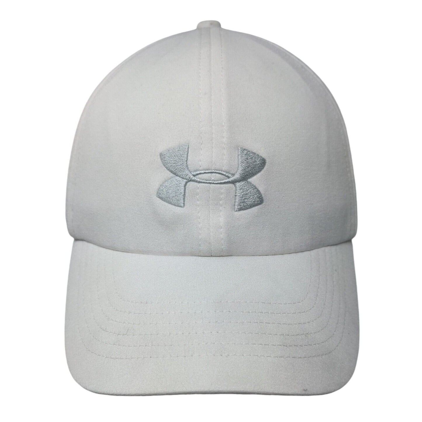 Under Armour Slideback Hat White One Size Solid Adjustable Embroidered