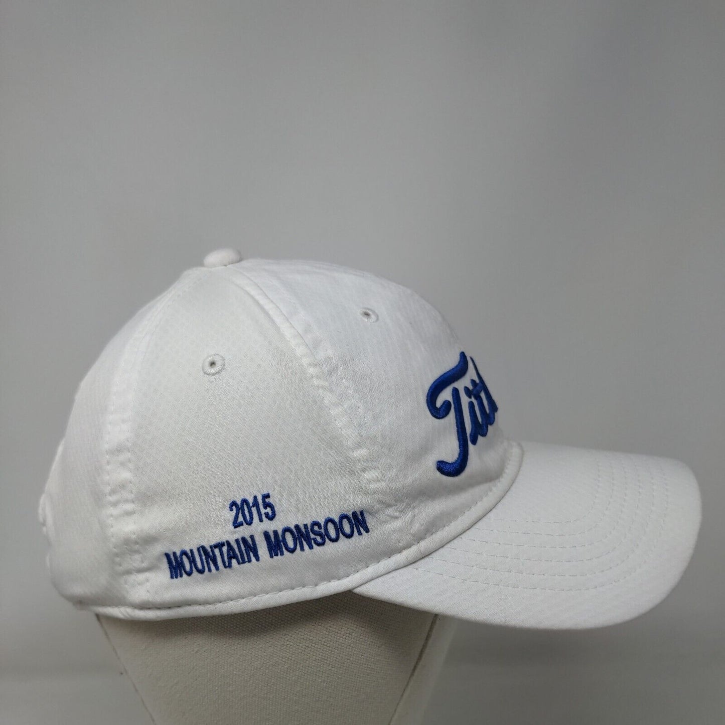 Titleist 2015 Mountain Monsoon Strapback Hat White One Size Embroidered 6 Panel