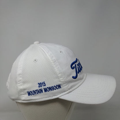 Titleist 2015 Mountain Monsoon Strapback Hat White One Size Embroidered 6 Panel