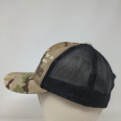 Dark Corner Concepts Snapback Mesh Back Trucker Hat Camo One Size