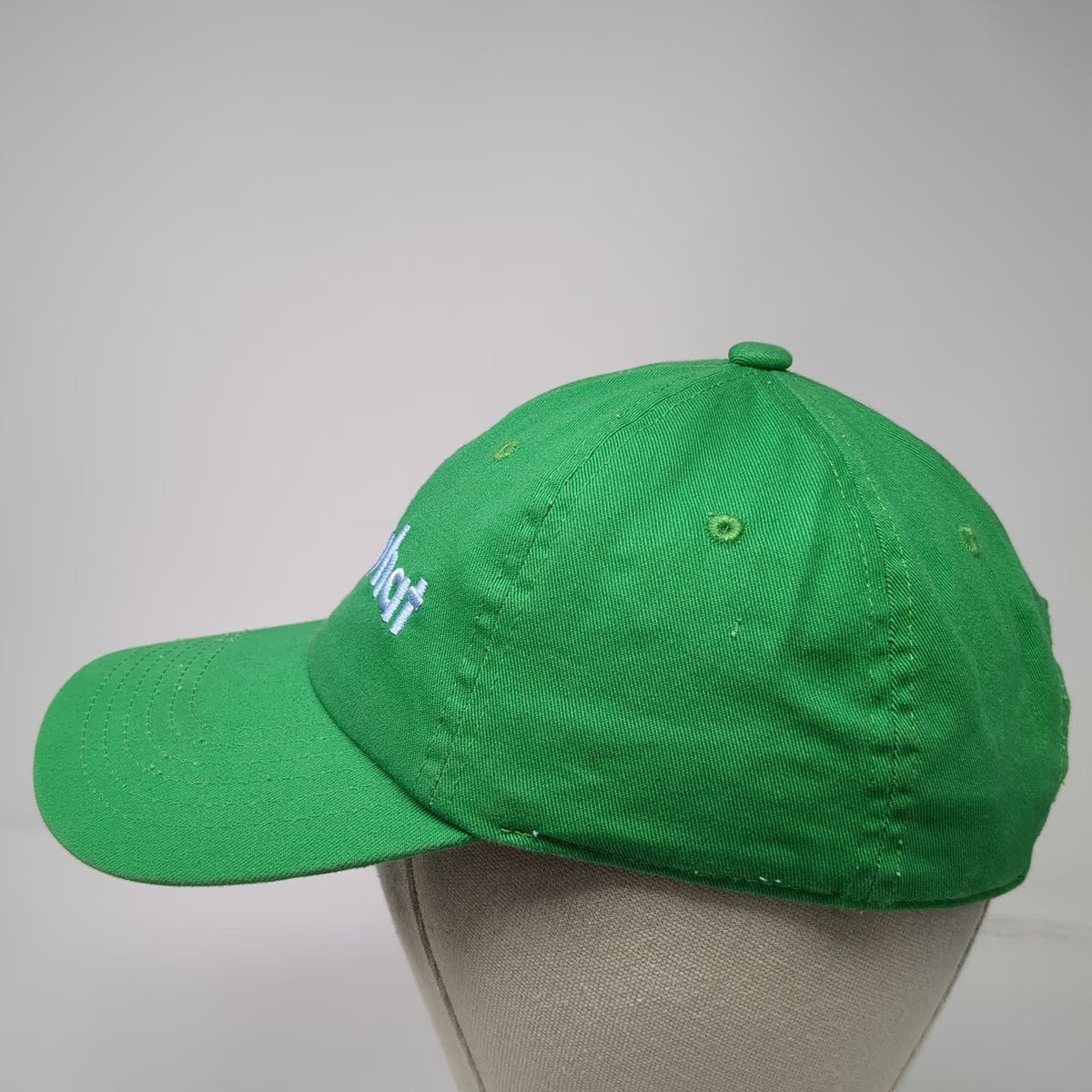 Kate Spade New York Baseball Cap Green One Size Party Hat Embroidered Cotton