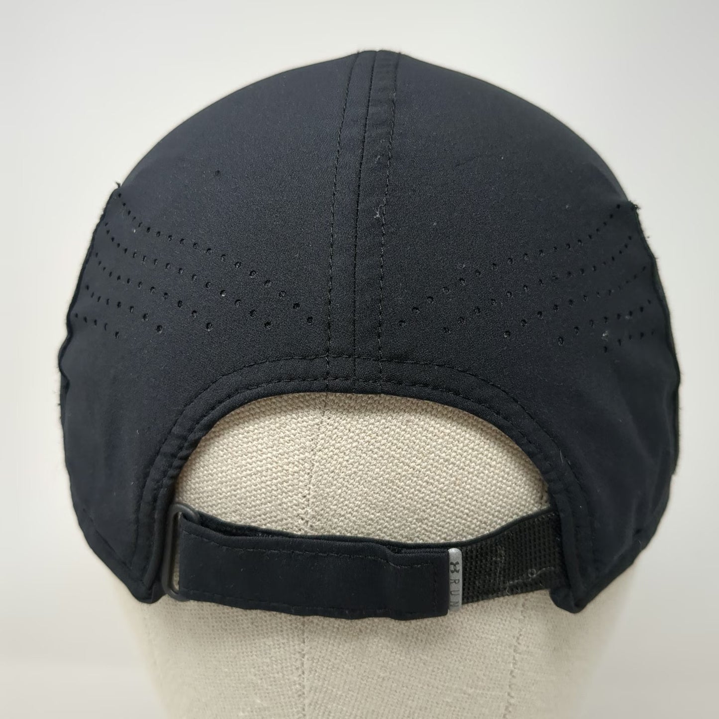 Under Armour Baseball Cap Black One Size Hat Reflective Running Strapback