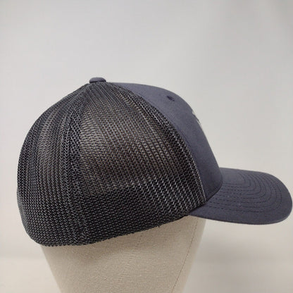 Beniton Construction Fitted Trucker Hat Gray L/XL Mesh Back Port Authority