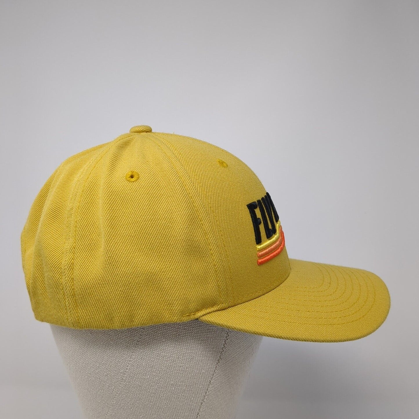 Fly Racing Motorcross Snapback Hat Yellow One Size Adjustable 6 Panel Yupoong