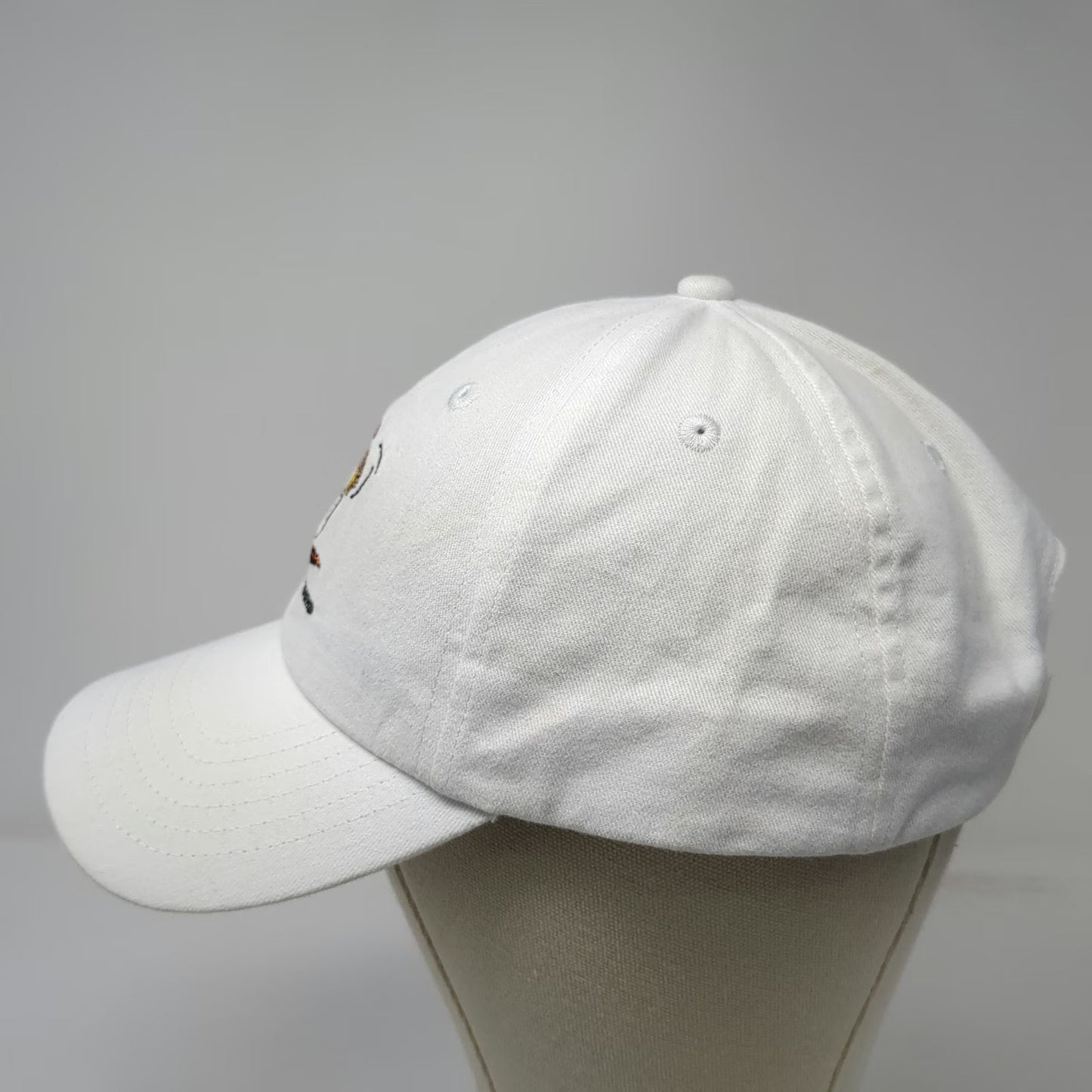 Peanuts Charlie Brown Own The Mound Baseball Cap White OS Strapback Pitcher