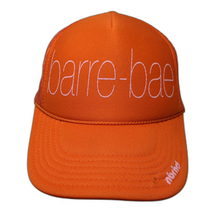 Neighborhood Laguna Barre-Bae Trucker Hat Orange OSFM Snapback Mesh Foam Front