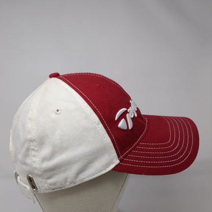 TaylorMade Slideback Hat Red One Size Adjustable Embroidered 6 Panel Tmax Gear