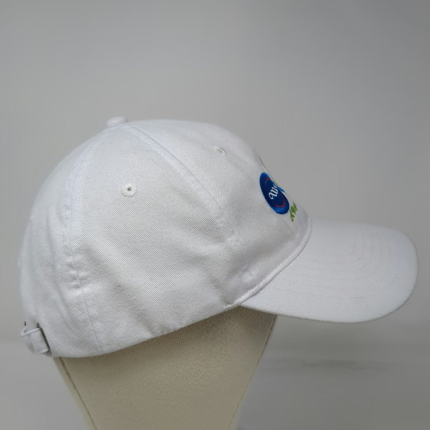 Zkapz Baseball Cap White One Size Jar of Hope Rope For Hope Embroidered Logo Hat