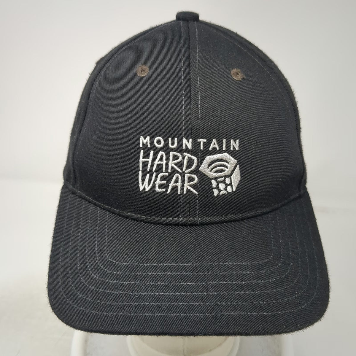 Mountain Hardwear Snapback Black One Size Hat Embroidered Logo Recycled Brim