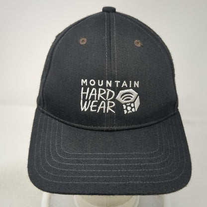 Mountain Hardwear Snapback Black One Size Hat Embroidered Logo Recycled Brim