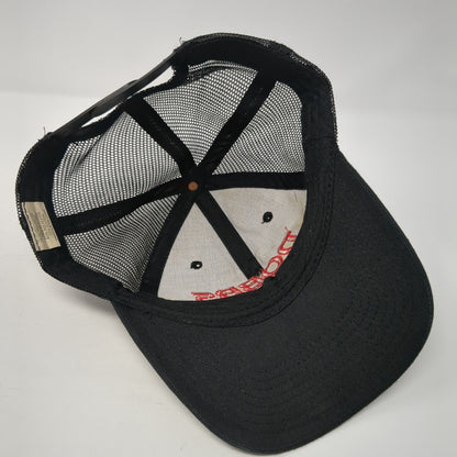 DOBBS Tire Auto Centers Snapback Trucker Hat Black OS Adjustable Mesh Back
