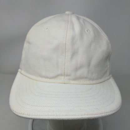 KB Ethos Fitted Hat Size 7/12 XL Cream Lightweight Vented Holes 6 Panel Blank