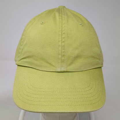 Gap Baseball Cap Green M Slideback Cotton Blank Curved Brim Plain Solid Hat