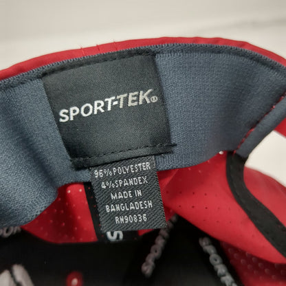 Sport-Tek Trucker Hat Red One Size Hirning GMC Laser Cut Performance Snapback